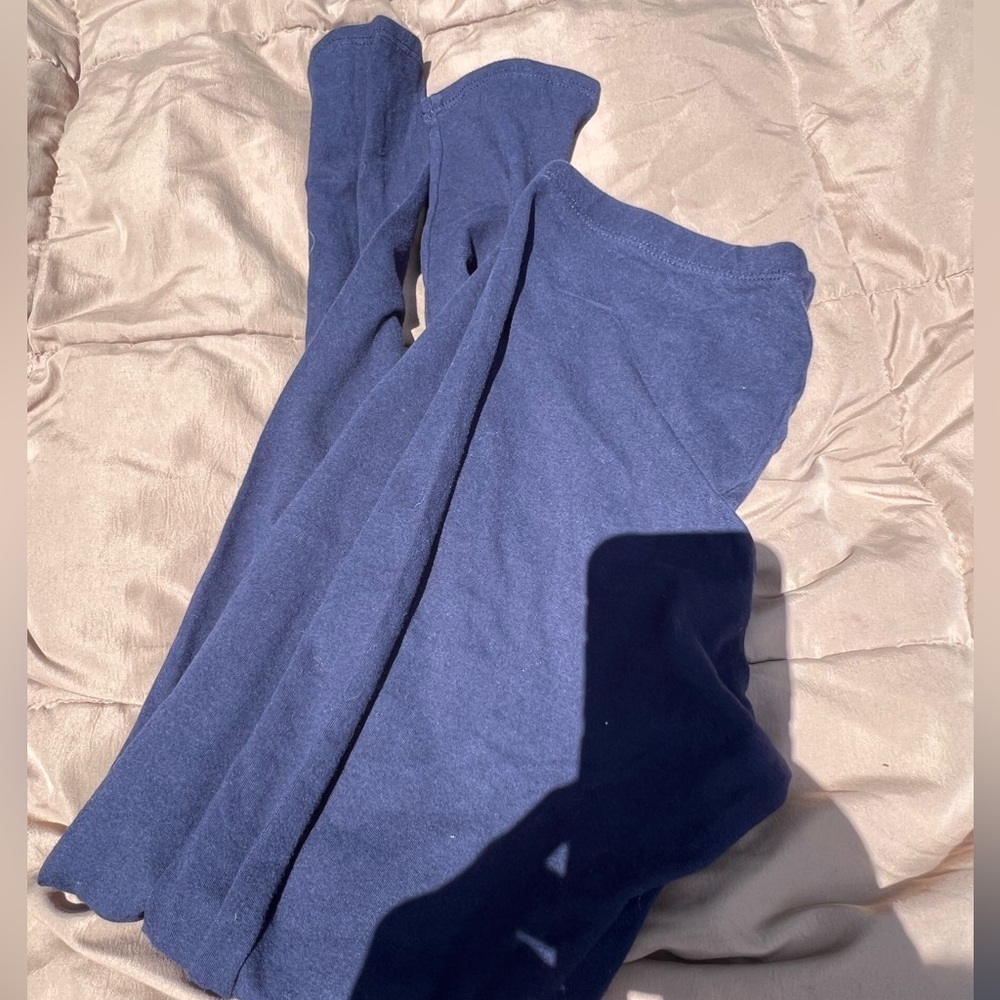 Ann Taylor Navy Blue Cotton Leggings